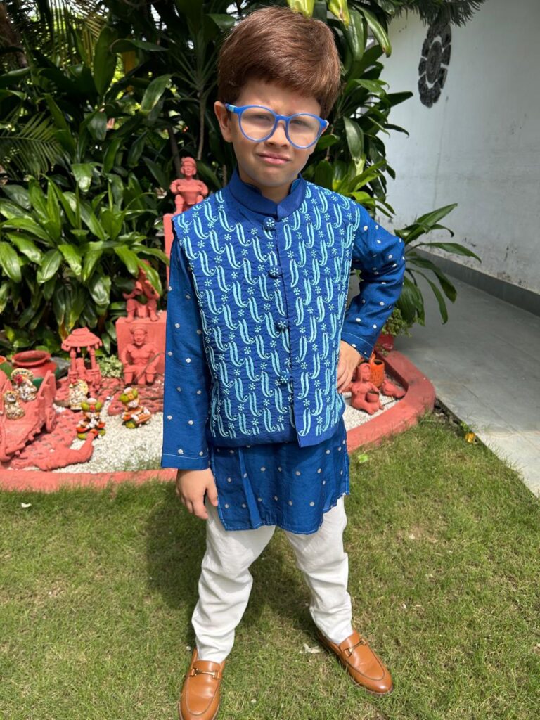 Boys neel tara jacket set