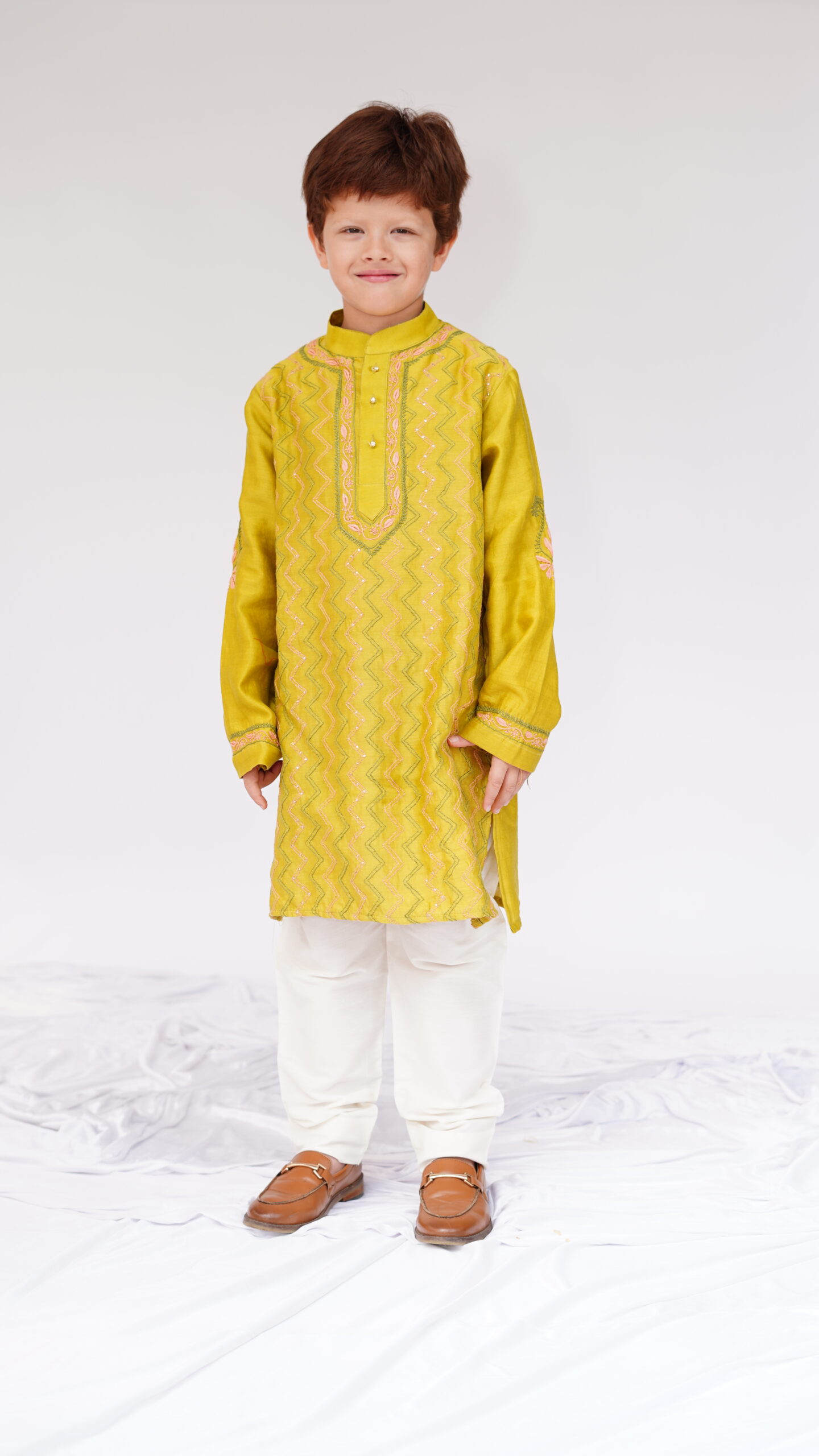 Zig Zag chanderi kurta Zig Zag chanderi kurta