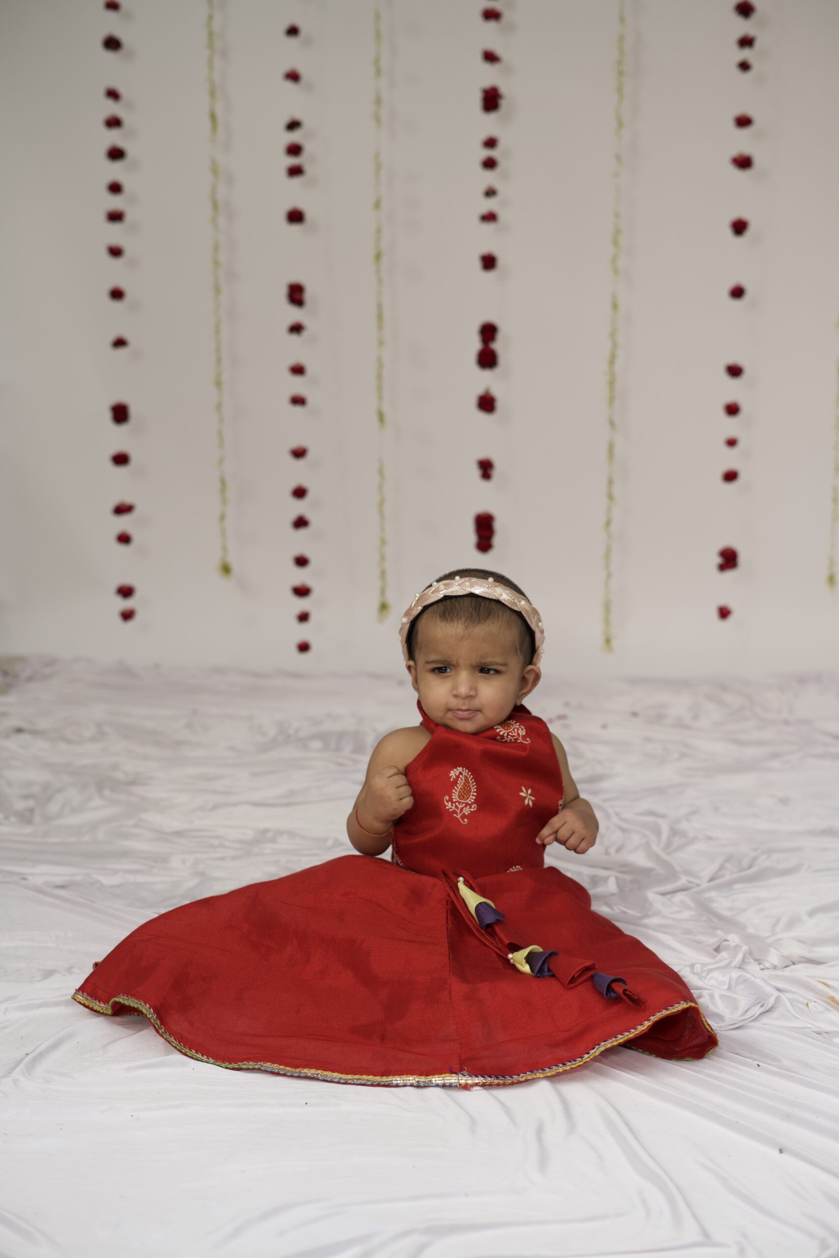 red kasab ambi skirt set red kasab ambi skirt set