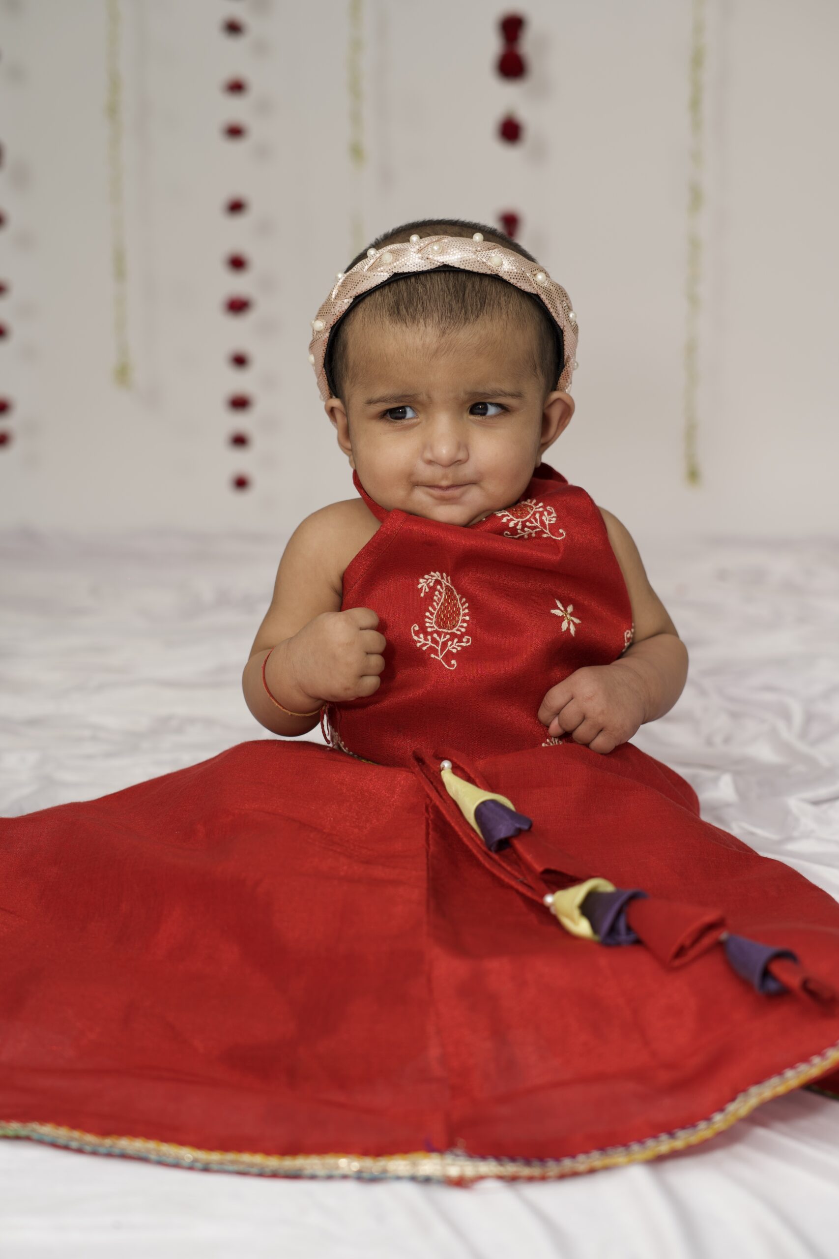 red kasab ambi skirt set red kasab ambi skirt set