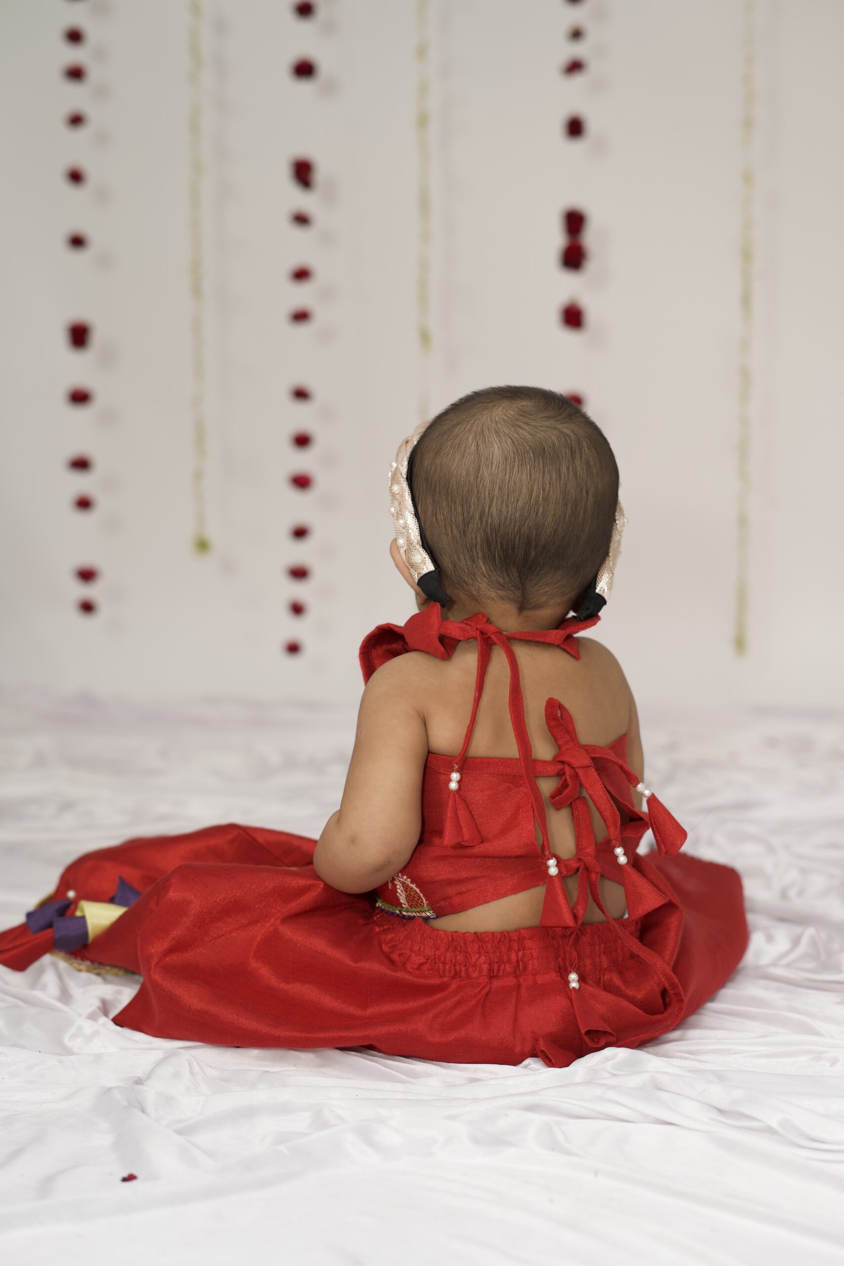 red kasab ambi skirt set red kasab ambi skirt set