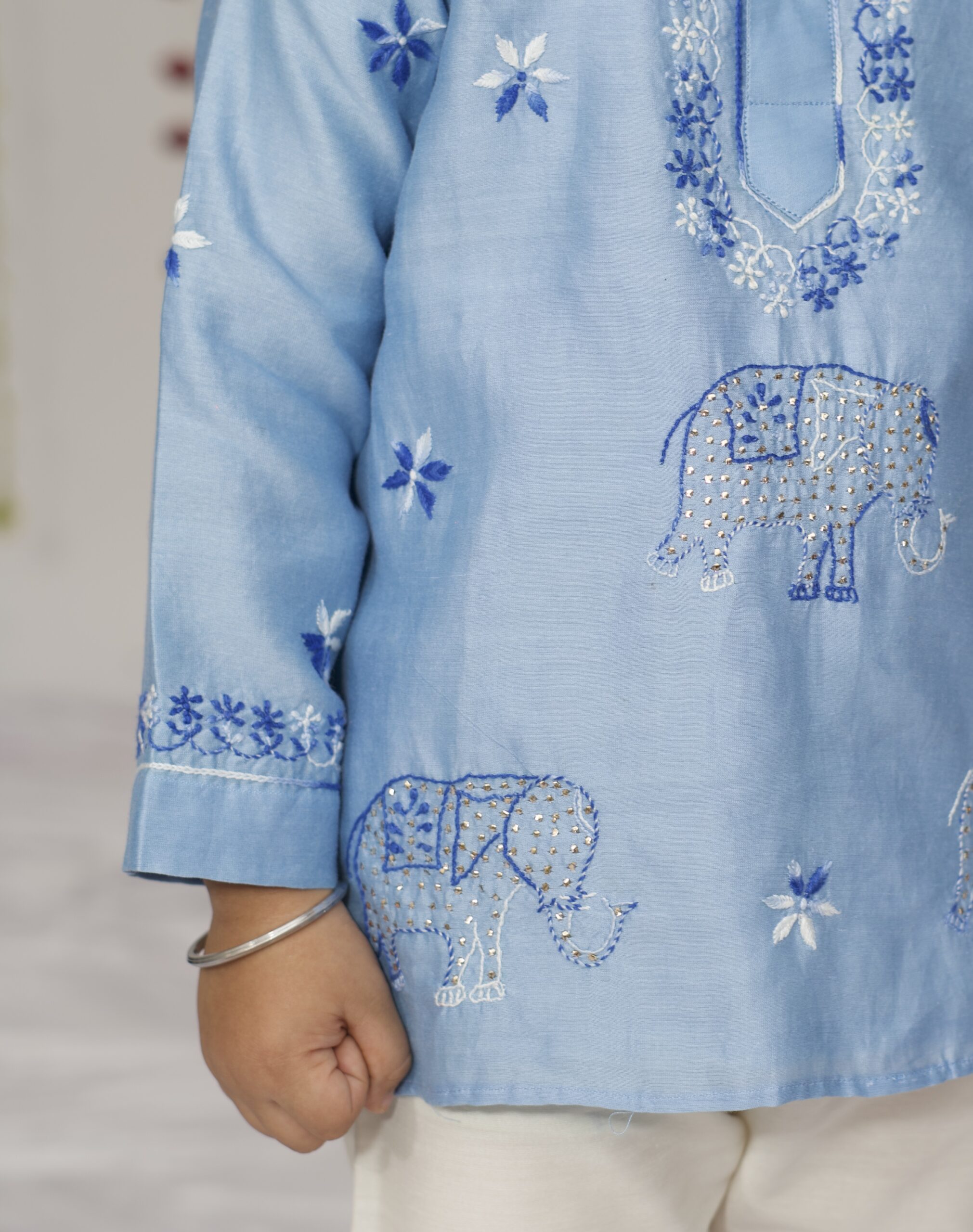 royal elephant chanderi kurta royal elephant chanderi kurta