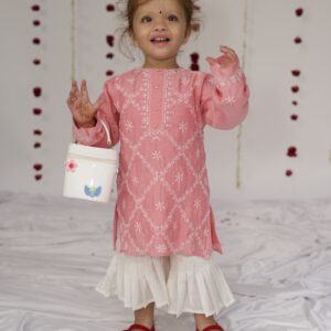 Girls rose riwaayat kurta set